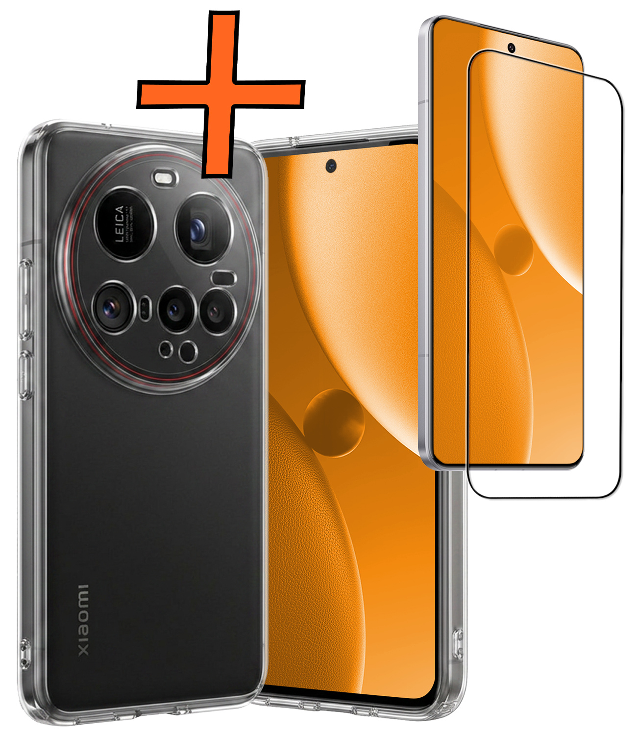 Nomfy Nomfy Xiaomi 15 Ultra Hoesje Siliconen Met Screenprotector - Transparant