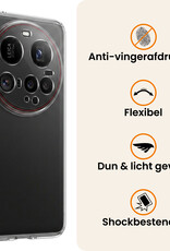 Nomfy Nomfy Xiaomi 15 Ultra Hoesje Siliconen Met Screenprotector - Transparant