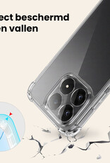 Nomfy Nomfy Xiaomi 15T Hoesje Shockproof - Transparant - 2 PACK