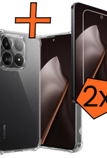 Nomfy Nomfy Xiaomi 15T Hoesje Shockproof Met 2x Screenprotector