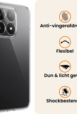 Nomfy Nomfy Xiaomi 15T Hoesje Siliconen - Transparant