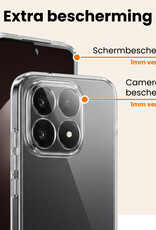 Nomfy Nomfy Xiaomi 15T Hoesje Siliconen - Transparant