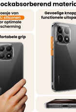 Nomfy Nomfy Xiaomi 15T Hoesje Siliconen - Transparant - 2 PACK