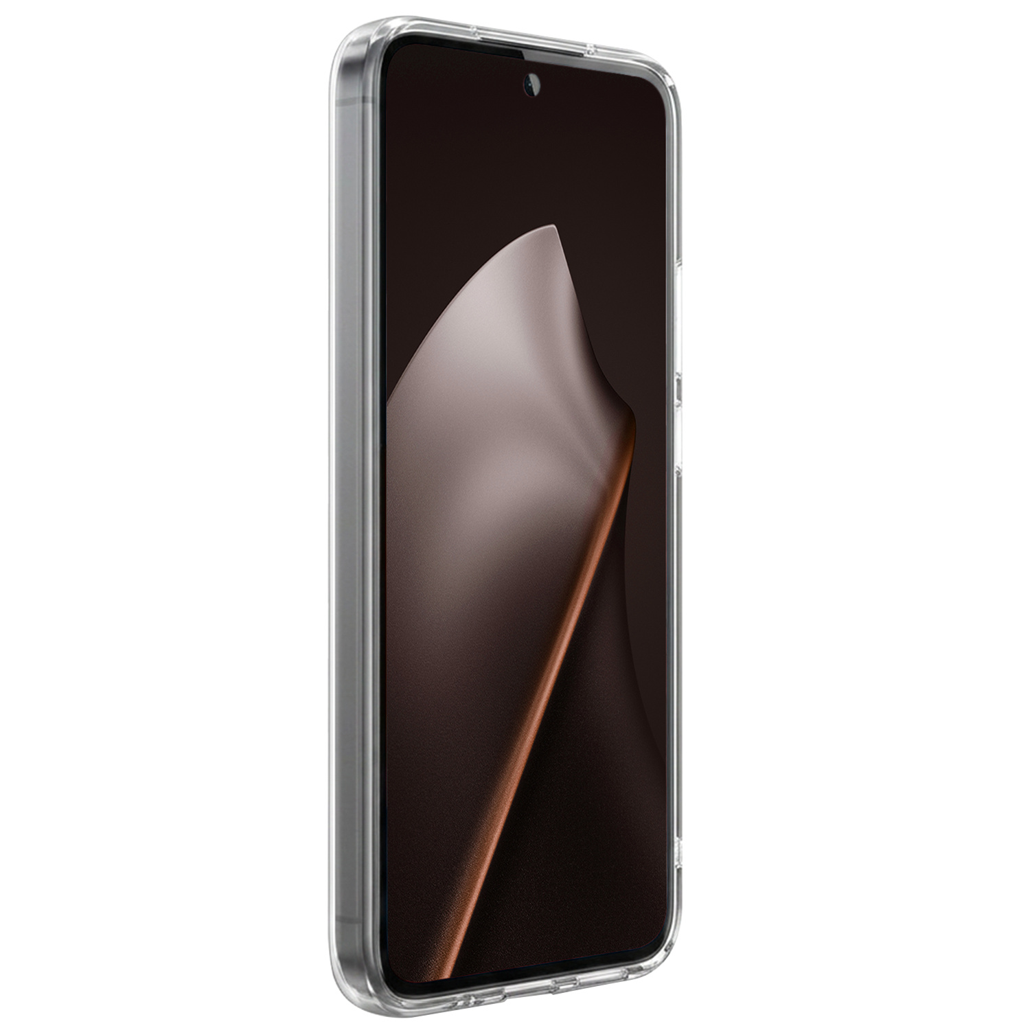 Nomfy Nomfy Xiaomi 15T Hoesje Siliconen Met 2x Screenprotector - Transparant
