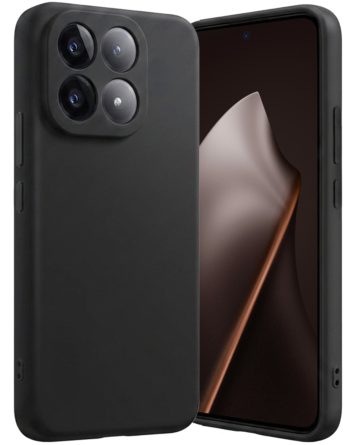 Nomfy Nomfy Xiaomi 15T Hoesje Siliconen - Zwart