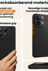 Nomfy Nomfy Xiaomi 15T Hoesje Siliconen - Zwart