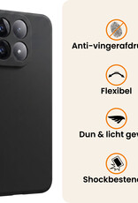 Nomfy Nomfy Xiaomi 15T Hoesje Siliconen - Zwart - 2 PACK