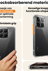 Nomfy Nomfy Xiaomi 15T Pro Hoesje Shockproof - Transparant - 2 PACK