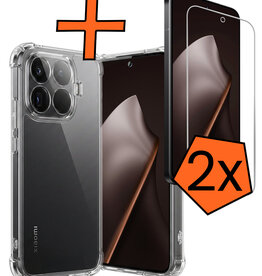 Nomfy Nomfy Xiaomi 15T Pro Hoesje Shockproof Met 2x Screenprotector