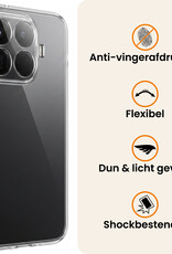 Nomfy Nomfy Xiaomi 15T Pro Hoesje Siliconen - Transparant