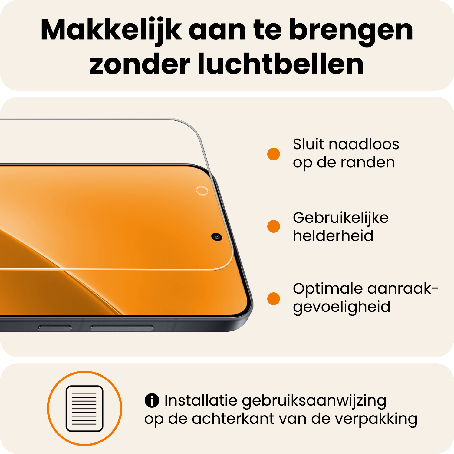 Nomfy Nomfy Xiaomi 15T Pro Hoesje Siliconen Met Screenprotector - Transparant