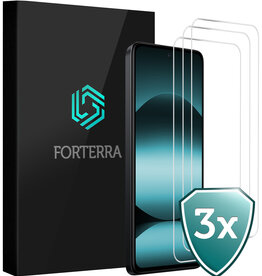 Forterra Forterra Xiaomi Redmi Note 14 5G Screenprotector Glas - 3 PACK