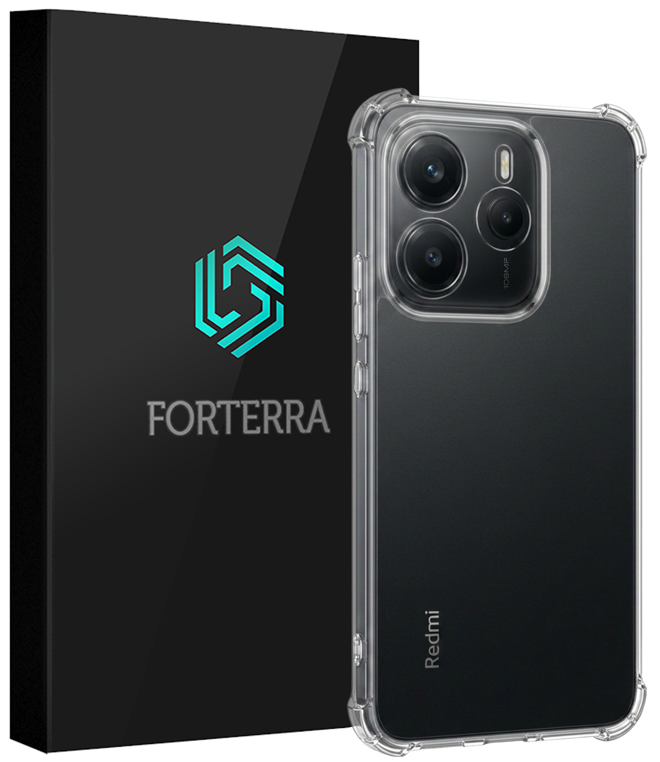 Forterra Forterra Xiaomi Redmi Note 14 5G Hoesje Shockproof - Transparant