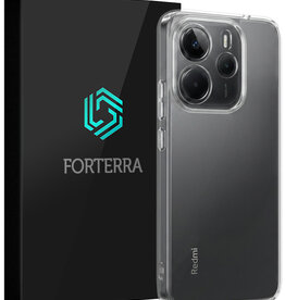 Forterra Forterra Xiaomi Redmi Note 14 5G Hoesje Siliconen - Transparant