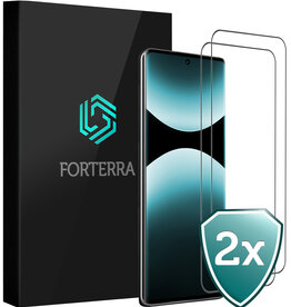 Forterra Forterra Xiaomi Redmi Note 14 Pro 5G Screenprotector Glas - 2 PACK