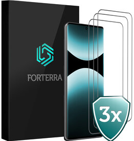 Forterra Forterra Xiaomi Redmi Note 14 Pro 5G Screenprotector Glas - 3 PACK