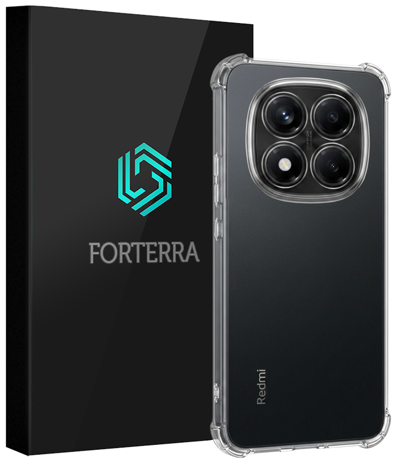 Forterra Forterra Xiaomi Redmi Note 14 Pro 5G Hoesje Shockproof - Transparant