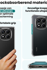 Forterra Forterra Xiaomi Redmi Note 14 Pro 5G Hoesje Shockproof - Transparant