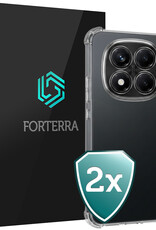 Forterra Forterra Xiaomi Redmi Note 14 Pro 5G Hoesje Shockproof - Transparant - 2 PACK