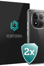 Forterra Forterra Xiaomi Redmi Note 14 Pro 5G Hoesje Siliconen - Transparant - 2 PACK