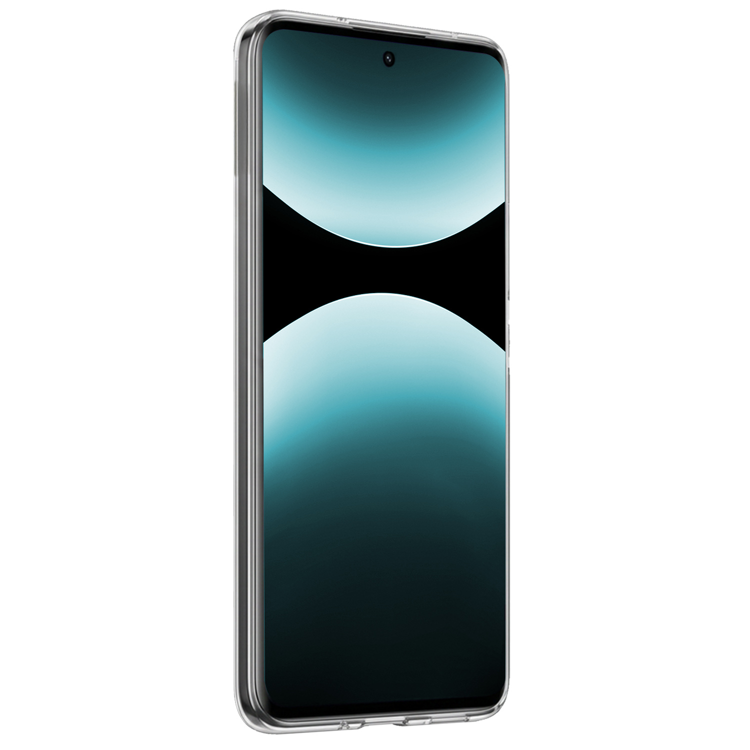 Forterra Forterra Xiaomi Redmi Note 14 Pro 5G Hoesje Siliconen Met 2x Screenprotector - Transparant