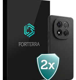 Forterra Forterra Xiaomi Redmi Note 14 Pro 5G Hoesje Siliconen - Zwart - 2 PACK