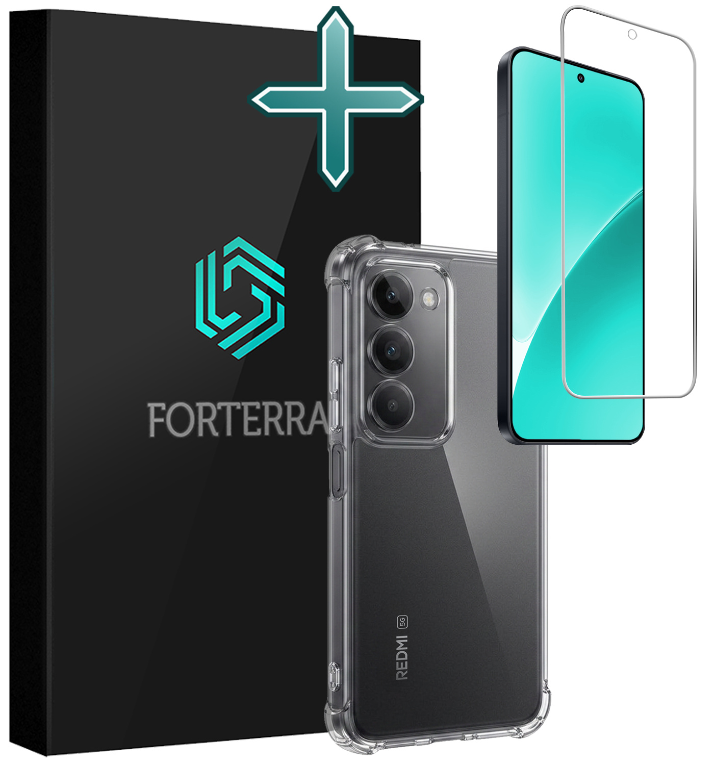 Forterra Forterra Xiaomi 15 Hoesje Shockproof Met Screenprotector