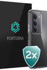 Forterra Forterra Xiaomi 15 Hoesje Siliconen - Transparant - 2 PACK