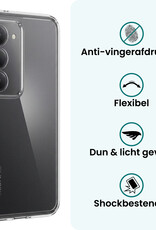 Forterra Forterra Xiaomi 15 Hoesje Siliconen - Transparant - 2 PACK
