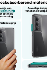 Forterra Forterra Xiaomi 15 Hoesje Siliconen - Transparant - 2 PACK