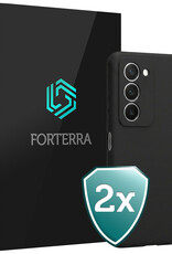 Forterra Forterra Xiaomi 15 Hoesje Siliconen - Zwart - 2 PACK