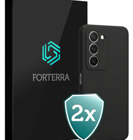 Forterra Forterra Xiaomi 15 Hoesje Siliconen - Zwart - 2 PACK