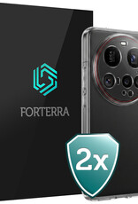 Forterra Forterra Xiaomi 15 Ultra Hoesje Siliconen - Transparant - 2 PACK