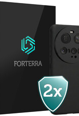 Forterra Forterra Xiaomi 15 Ultra Hoesje Siliconen - Zwart - 2 PACK