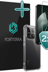 Forterra Forterra Xiaomi 15T Hoesje Shockproof Met 2x Screenprotector