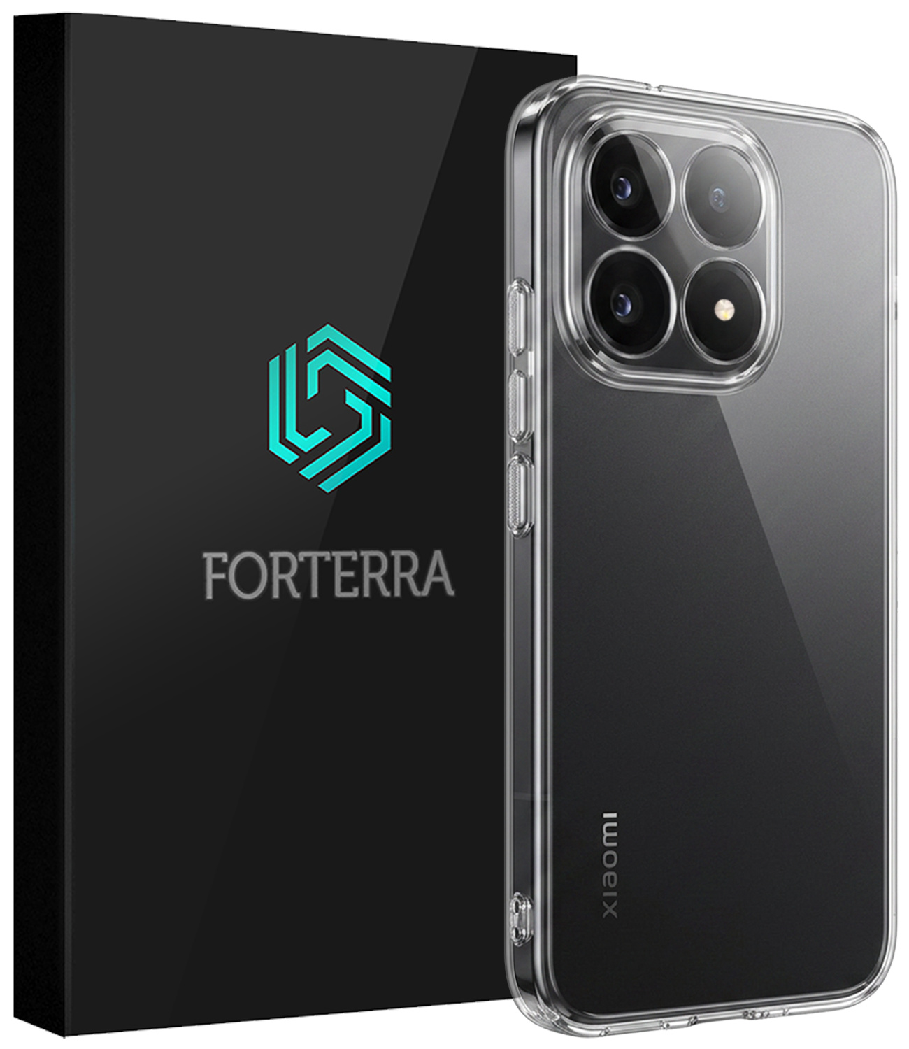Forterra Forterra Xiaomi 15T Hoesje Siliconen - Transparant