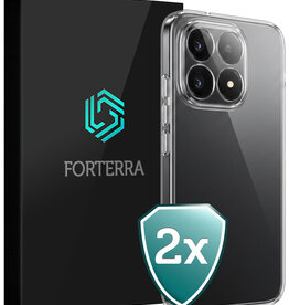Forterra Forterra Xiaomi 15T Hoesje Siliconen - Transparant - 2 PACK