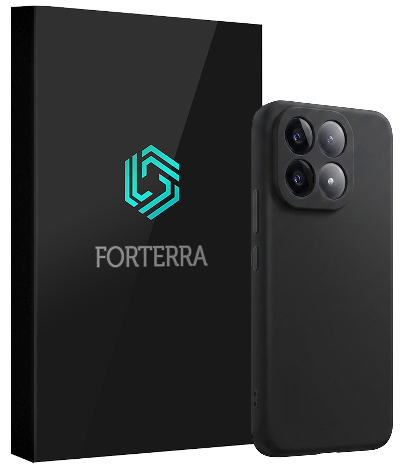 Forterra Forterra Xiaomi 15T Hoesje Siliconen - Zwart
