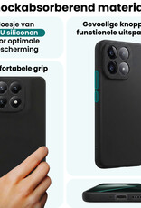 Forterra Forterra Xiaomi 15T Hoesje Siliconen - Zwart