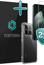 Forterra Forterra Xiaomi 15T Pro Hoesje Shockproof Met 2x Screenprotector