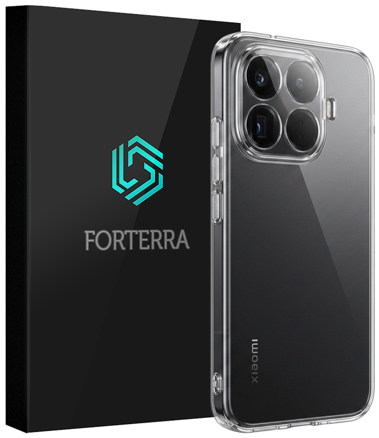 Forterra Forterra Xiaomi 15T Pro Hoesje Siliconen - Transparant