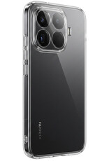 Forterra Forterra Xiaomi 15T Pro Hoesje Siliconen Met Screenprotector - Transparant