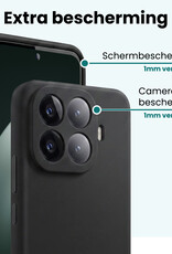 Forterra Forterra Xiaomi 15T Pro Hoesje Siliconen - Zwart