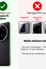 Forterra Forterra Xiaomi 15 Ultra Hoesje Shockproof - Transparant - 2 PACK