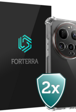 Forterra Forterra Xiaomi 15 Ultra Hoesje Shockproof - Transparant - 2 PACK