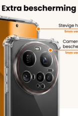 Nomfy Nomfy Xiaomi 15 Ultra Hoesje Shockproof - Transparant