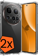 Nomfy Nomfy Xiaomi 15 Ultra Hoesje Shockproof - Transparant - 2 PACK