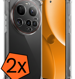 Nomfy Nomfy Xiaomi 15 Ultra Hoesje Shockproof - Transparant - 2 PACK