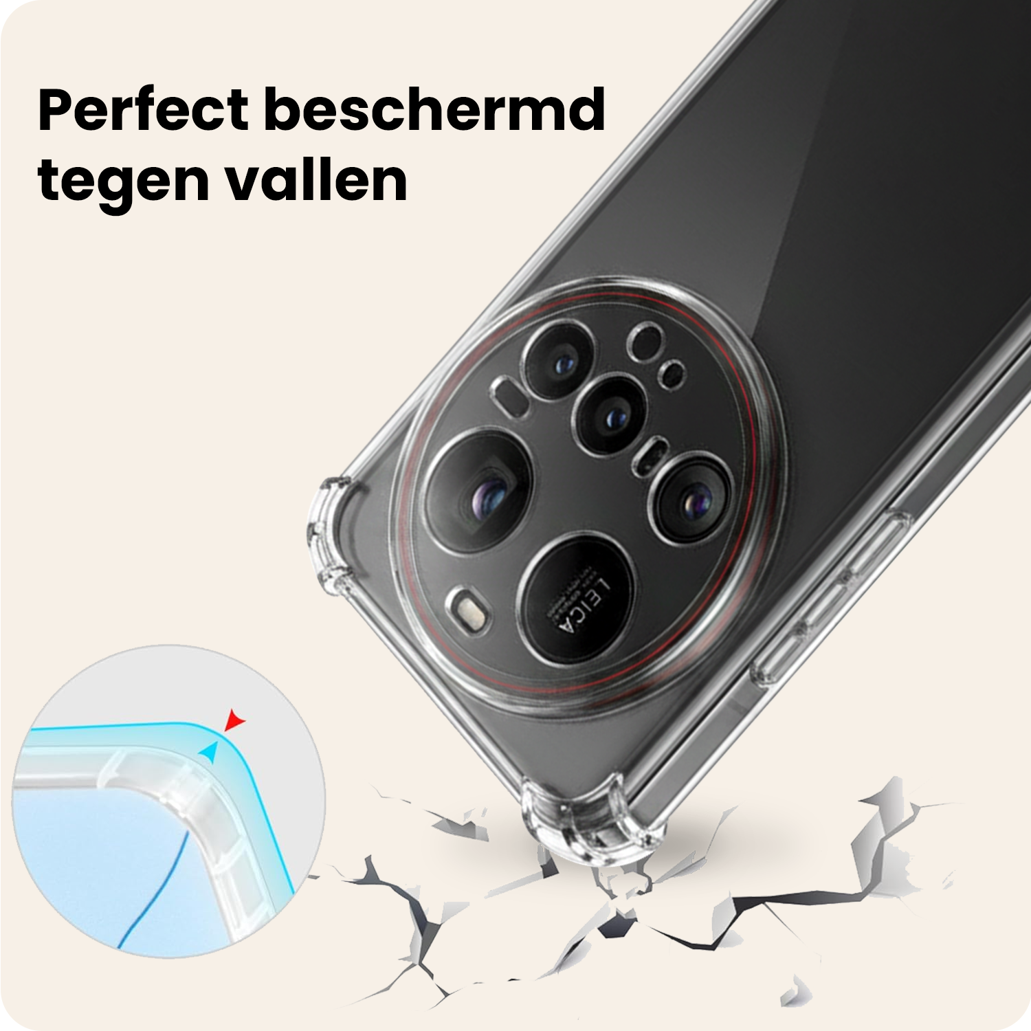 Nomfy Nomfy Xiaomi 15 Ultra Hoesje Shockproof Met Screenprotector