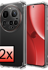 NoXx NoXx Xiaomi 15 Ultra Hoesje Shockproof - Transparant - 2 PACK
